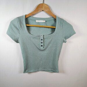 Lush Women's XS Ribbed Crop Top NWOT